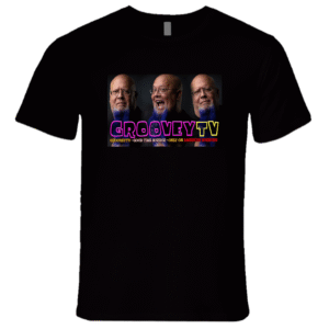 GrooveyTV Good Time Horror Black T-Shirt
