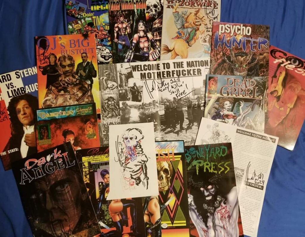 Boneyard Press Comics signed by Hart D. Fisher