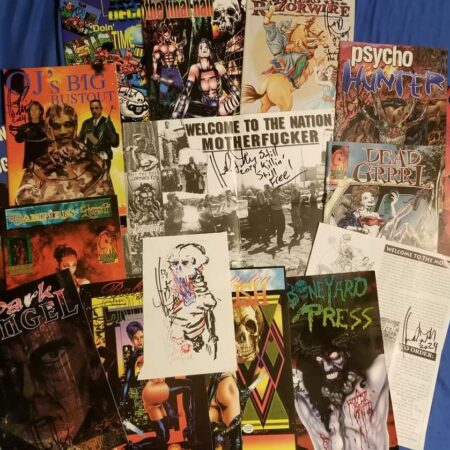 Boneyard Press Comics signed by Hart D. Fisher