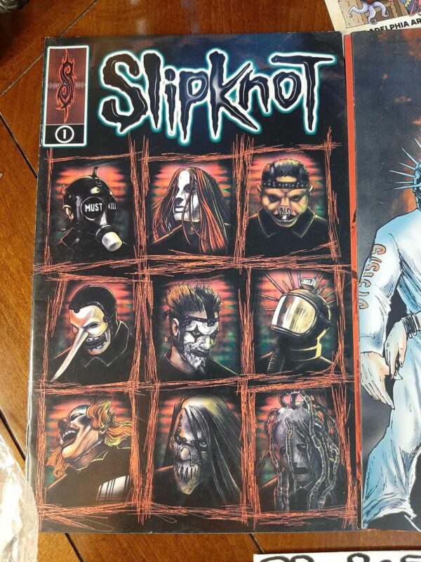Slipknot Comics with Trading Cards from Mike Hunt Publishing